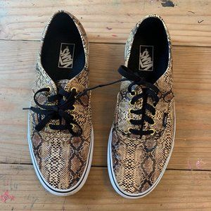 Mens Snakeskin Vans 10.5